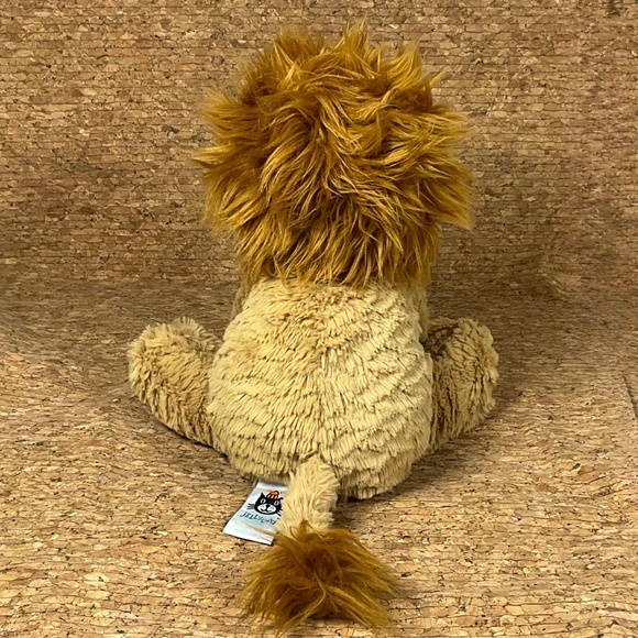 Jellycat Bashful Lion Plush Stuffed Animal 10” Soft Tan Gold Lovey Toy - Picture 4 of 10
